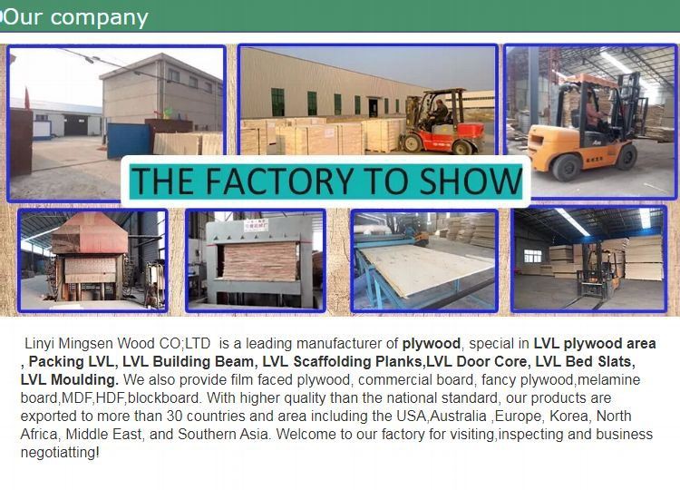 Natural Birch Plywood Packing Grade LVL