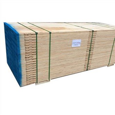 Panneau d’échafaudage en contreplaqué de peuplier LVL pour la construction